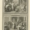 Pamono P. Mortier, Miracles of Christ Wedding at Cana & Cleansing of the Temple, 1700, Paper> Prints & Multiples