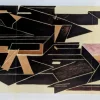 New Pamono Pablo Palazuelo, Large Abstraction Triptych, 1955, Lithograph