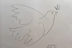 Hot Pamono Pablo Picasso, Combat Pour La Paix, 1961, Lithograph