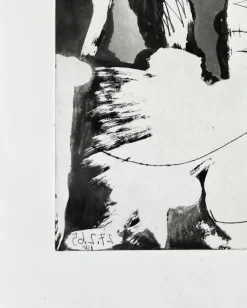 Pamono Pablo Picasso, Escultor y escultura, 1965, Etching><noscript><img width=