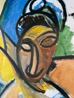Pamono Pablo Picasso, Woman (Demoiselles d’Avignon Period), 2000s, Print><noscript><img width=