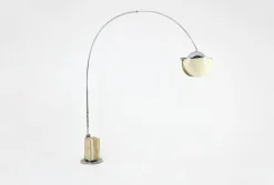 Sale Pamono Pac-Man Arco Floor Lamp attributed to Superstudio for Poltronova, 1970s