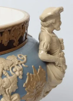 Outlet Pamono Painted Flowerpot, 1890s