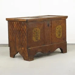 Pamono Painted Folk Art Chest, 1841