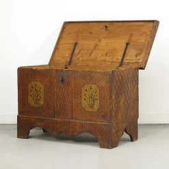 Pamono Painted Folk Art Chest, 1841