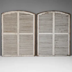 Sale Pamono Painted Shutters, 1880s, Set of 2