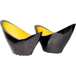 Pamono Painted Steel Champagne Coolers from Veuve Clicquot, 1980, Set of 2> Ice Buckets & Wine Coolers