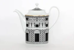 Pamono Palladiana Coffee Set, Piero Fornasetti for Rosenthal, Set of 28><noscript><img width=