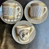 Online Pamono Palladium Coffee Cups with Gift Box by Pozzi Milano, Set of 6