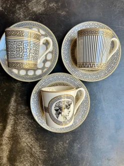 Online Pamono Palladium Coffee Cups with Gift Box by Pozzi Milano, Set of 6