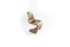 Pamono Panton Chair in Gold from Vitra, 1990s> Side Chairs & Dining Chairs