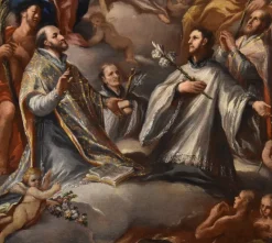 Pamono Paolo De Matteis, Triumph of the Trinity, 1700, Oil on Canvas><noscript><img width=