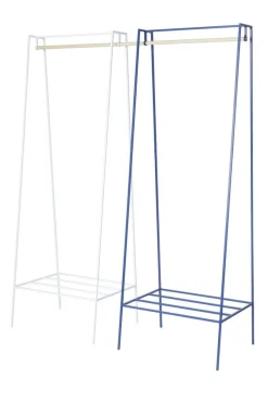 Pamono Paper White & Pine Pole Clothing Rail by &New><noscript><img width=
