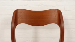 Outlet Pamono Papercord & Teak Model 71 Dining Chair by Niels Otto Møller for J.L. Møllers, 1960s
