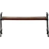 Pamono Parkbänk Nr 2 Bench in Cast Iron and Painted Wood attributed to Folke Bensow, 1920s