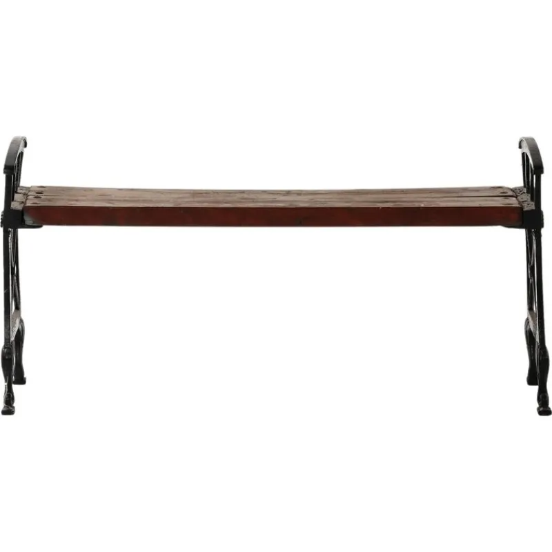 Pamono Parkbänk Nr 2 Bench in Cast Iron and Painted Wood attributed to Folke Bensow, 1920s