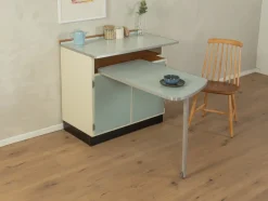 Pamono Pastel Kitchen Cabinet with Table, 1950s> Cabinets & Wardrobes