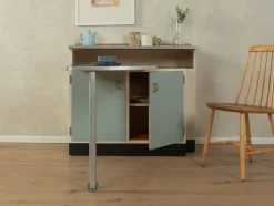 Pamono Pastel Kitchen Cabinet with Table, 1950s><noscript><img width=