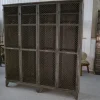 New Pamono Patinated Ghent Locker Cabinet,1930s