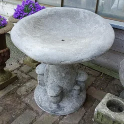 Pamono Patinated Gray Concrete Mushrooms Chairs><noscript><img width=