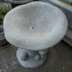 Pamono Patinated Gray Concrete Mushrooms Chairs><noscript><img width=