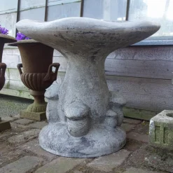 Pamono Patinated Gray Concrete Mushrooms Chairs><noscript><img width=
