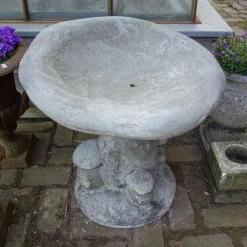 Pamono Patinated Gray Concrete Mushrooms Chairs><noscript><img width=