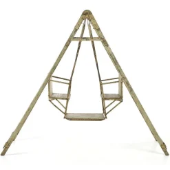 Pamono Patinated Iron Outdoor Swing