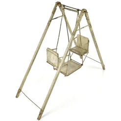 Pamono Patinated Iron Outdoor Swing