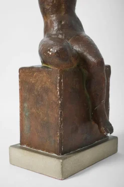 Pamono Patinated Nude Woman, 1940s, Plaster><noscript><img width=