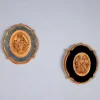 Pamono Patinated Plaster Bas-Reliefs, Set of 2> Wall Decor