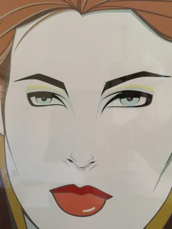 Online Pamono Patrick Nagel, Pop Art Redhead Woman, 1985, Print