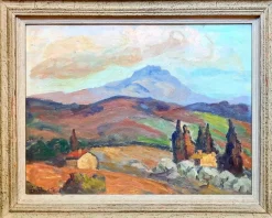 Pamono Paul Guillaume, Fauvist Landscape, 1890s-1910s, Oil Painting, Framed> Impressionist|Painting