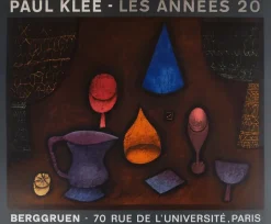Pamono Paul Klee, Table Aux Dice, 1920s, Original Lithograph Poster> Posters|Wall Decor