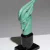 Outlet Pamono Paul Milet, Antelope Head Sculpture, 1930s, Porcelain