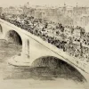 Pamono Paul Paeschke, London Towerbridge, Signed Etching> Impressionist