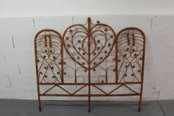 Pamono Peacock Rattan Headboard, 1970s> Beds & Bedroom Sets