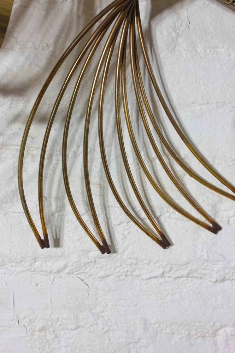 Pamono Peacock Wall Sculpture in Brass by Curtis Jere, 1980s> Wall Decor