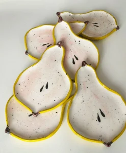 Sale Pamono Pear Plates by Federica Massimi, Set of 2