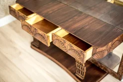 Online Pamono Pearwood Vanity Table with Mirror, 1900s