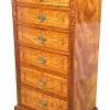 Pamono Pedestal Chest of Drawers in Satinwood, 1880> Dressers, Commodes & Chests