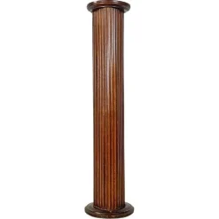 Pamono Pedestal or Column Display Stand in Wood, Early 1900s> Pedestals And Columns