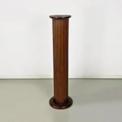 Pamono Pedestal or Column Display Stand in Wood, Early 1900s> Pedestals And Columns