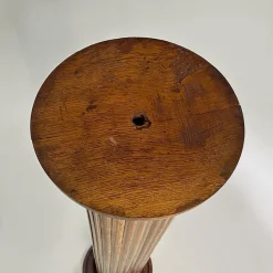 Pamono Pedestal or Column Display Stand in Wood, Early 1900s><noscript><img width=