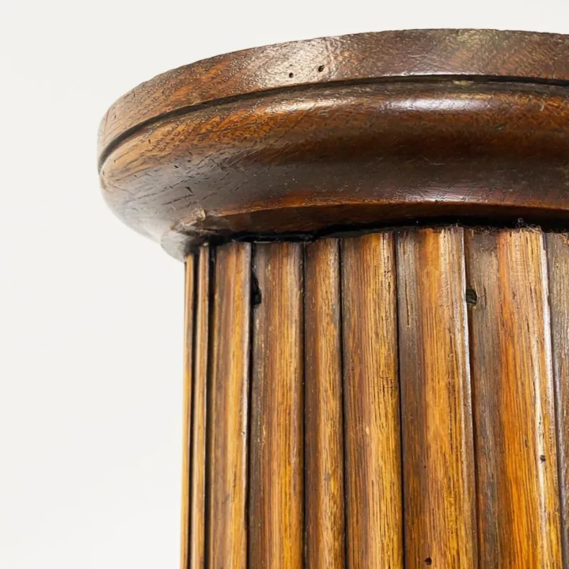 Pamono Pedestal or Column Display Stand in Wood, Early 1900s> Pedestals And Columns