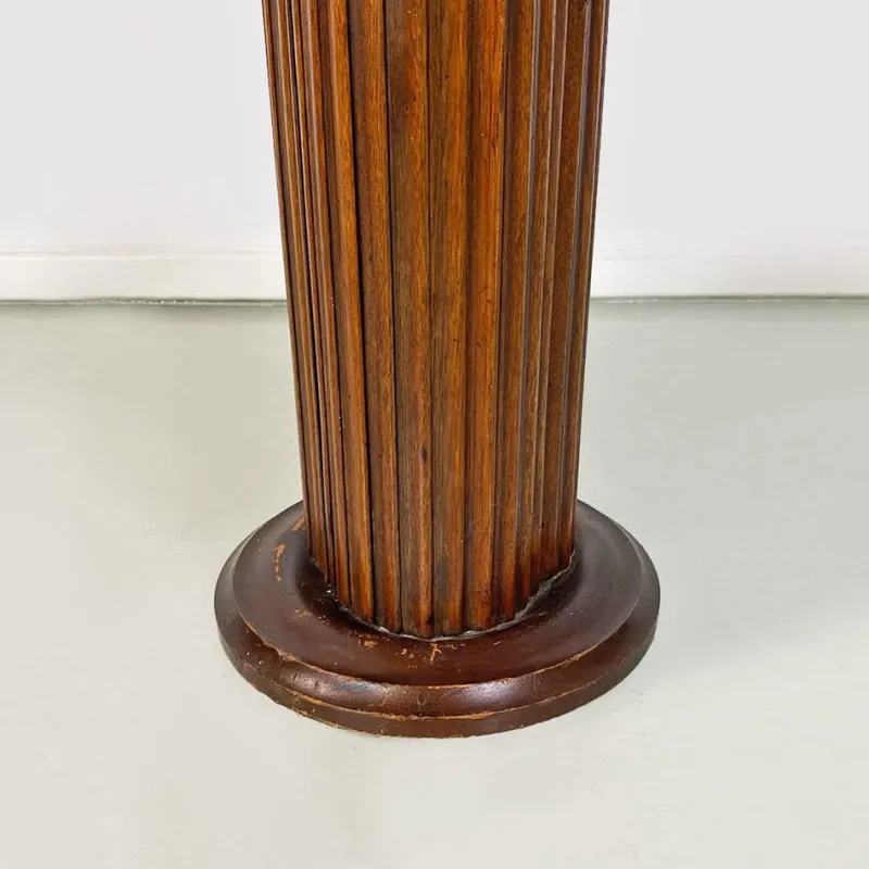 Pamono Pedestal or Column Display Stand in Wood, Early 1900s> Pedestals And Columns