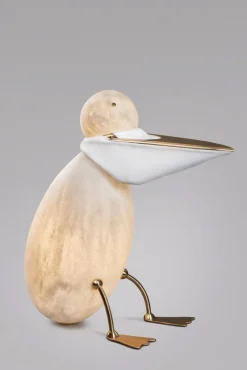 Pamono Pelican Floor Lamp Sculpture by Ludovic Clément d'Armont><noscript><img width=