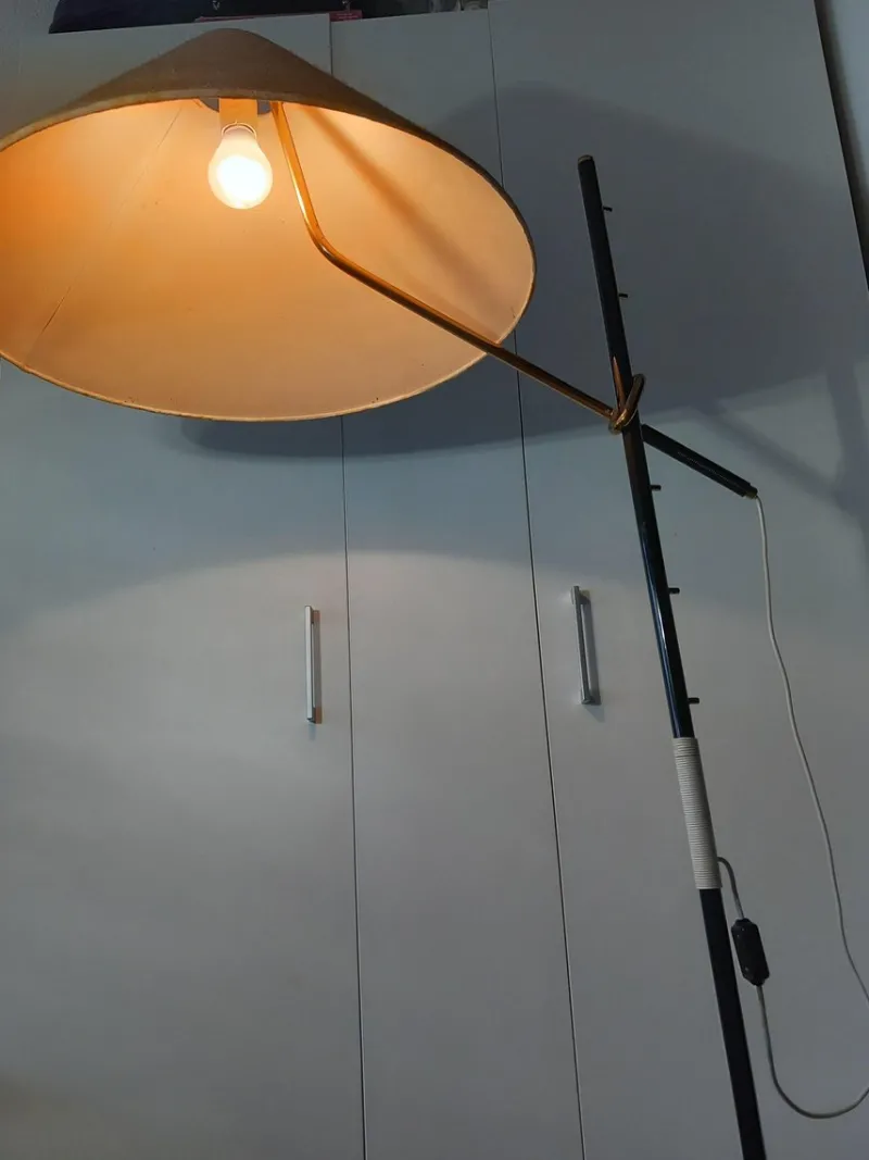Pamono Pelikan Floor Lamp by J. T. Kalmar for Kalmar, 1960s> Floor Lamps
