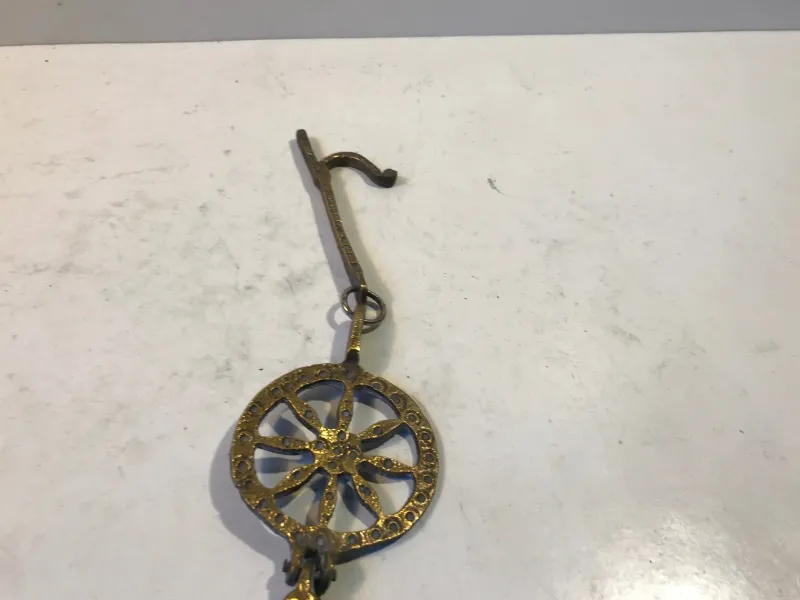 Pamono Pendant Cross Candleholder in Bronze, Greece, 1920s> Candleholders