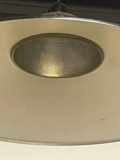 Pamono Pendant in Brass and Enameled Metal, 1970s> Ceiling Lights